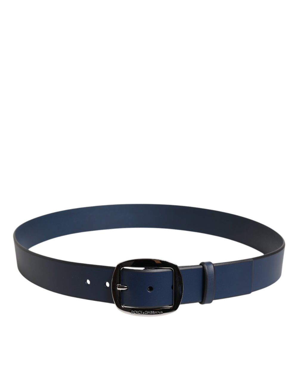 Dolce & Gabbana Calf Leather Belt in Blue