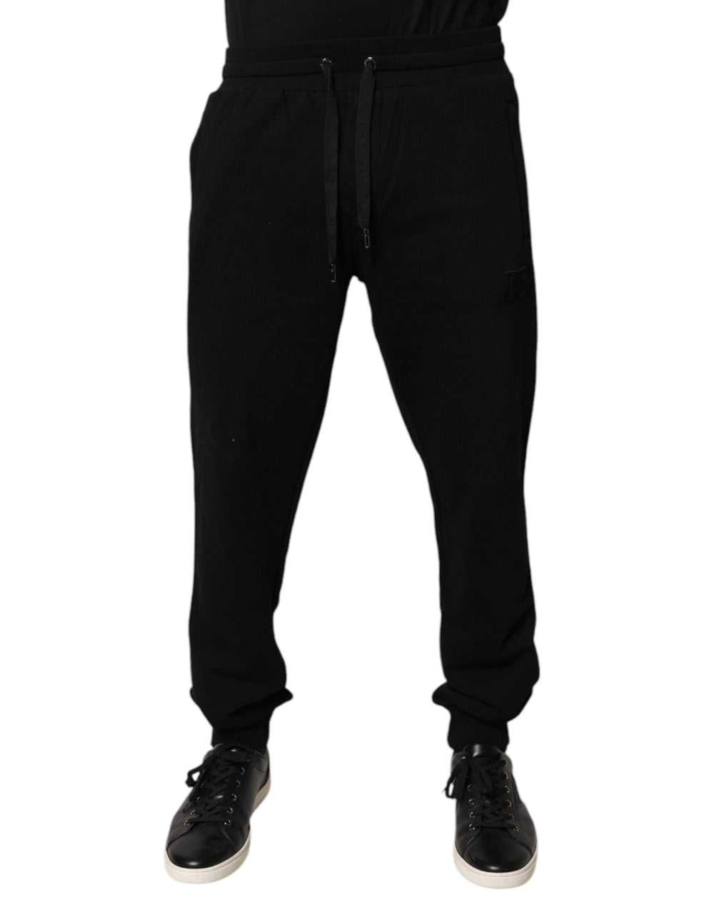 Dolce & Gabbana 100% Cotton Jogger Sweatpants in Black