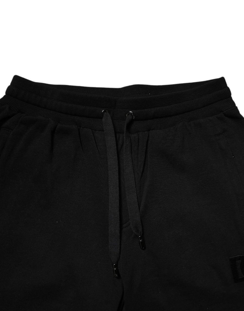 Dolce & Gabbana 100% Cotton Jogger Sweatpants in Black