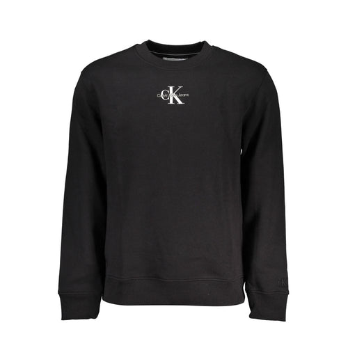 Black Cotton Men's Sweatshirt mens luxury fashion - Mens Edit
