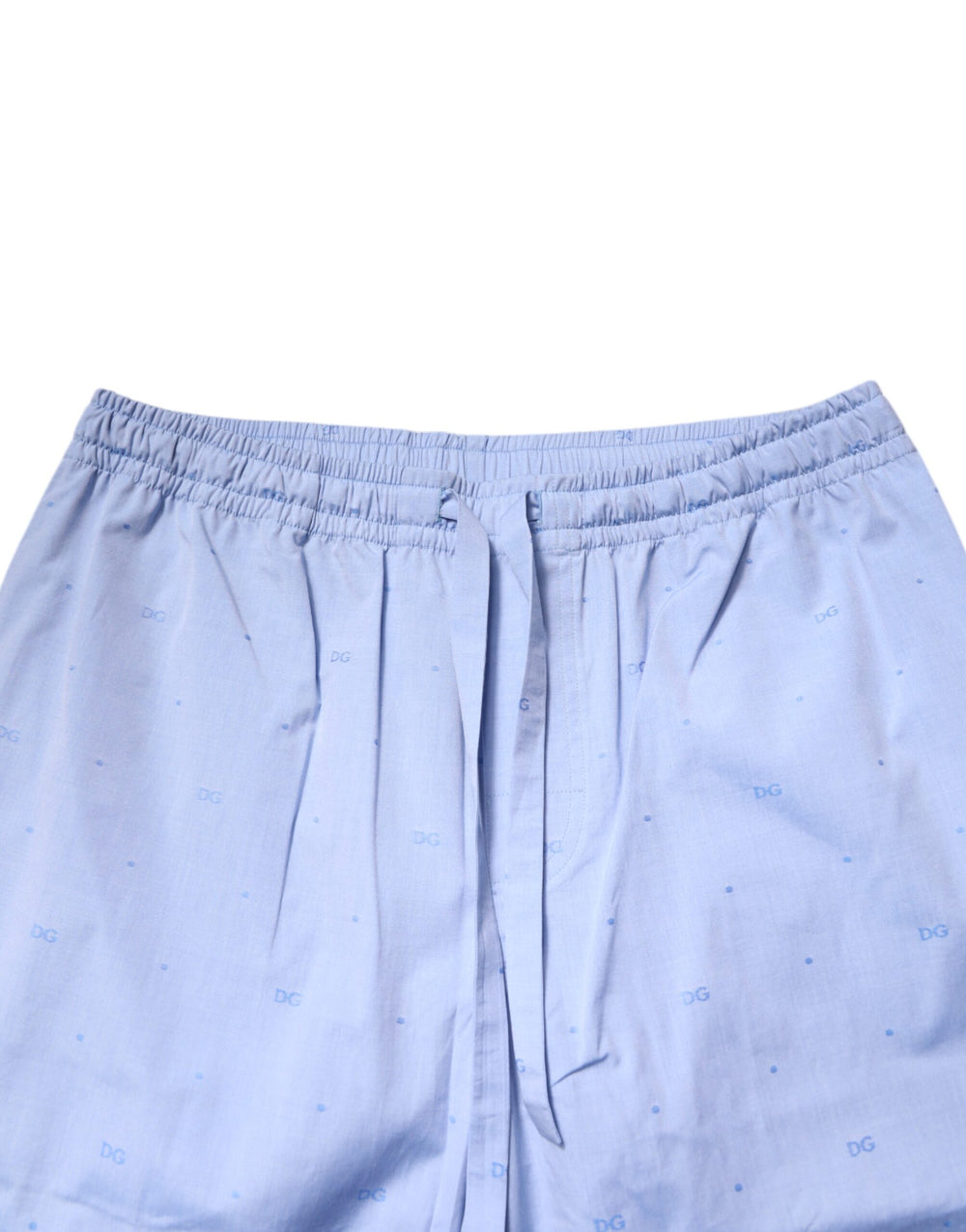 Dolce & Gabbana 100% Cotton Pyjama Set in Light Blue