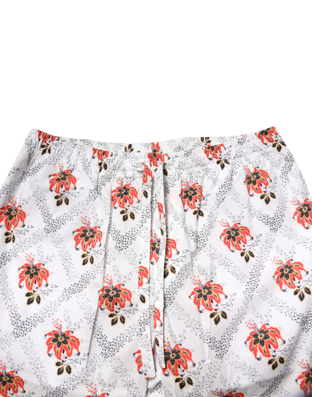 Dolce & Gabbana 100% Cotton Floral Print Pyjama Set in Multicolor