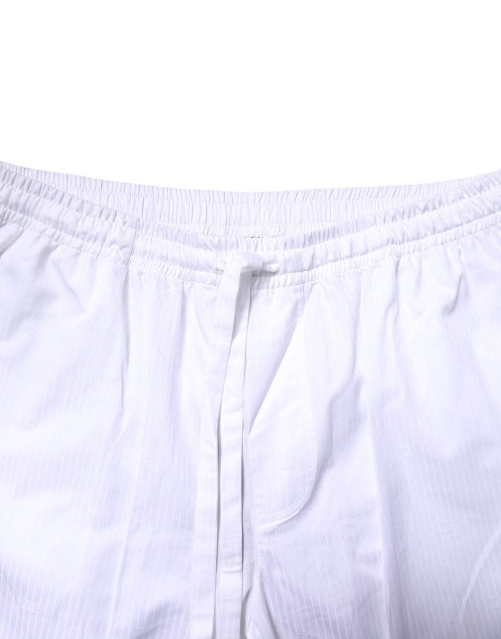 Dolce & Gabbana 100% Cotton Shirt and Pants Pyjama Set in White