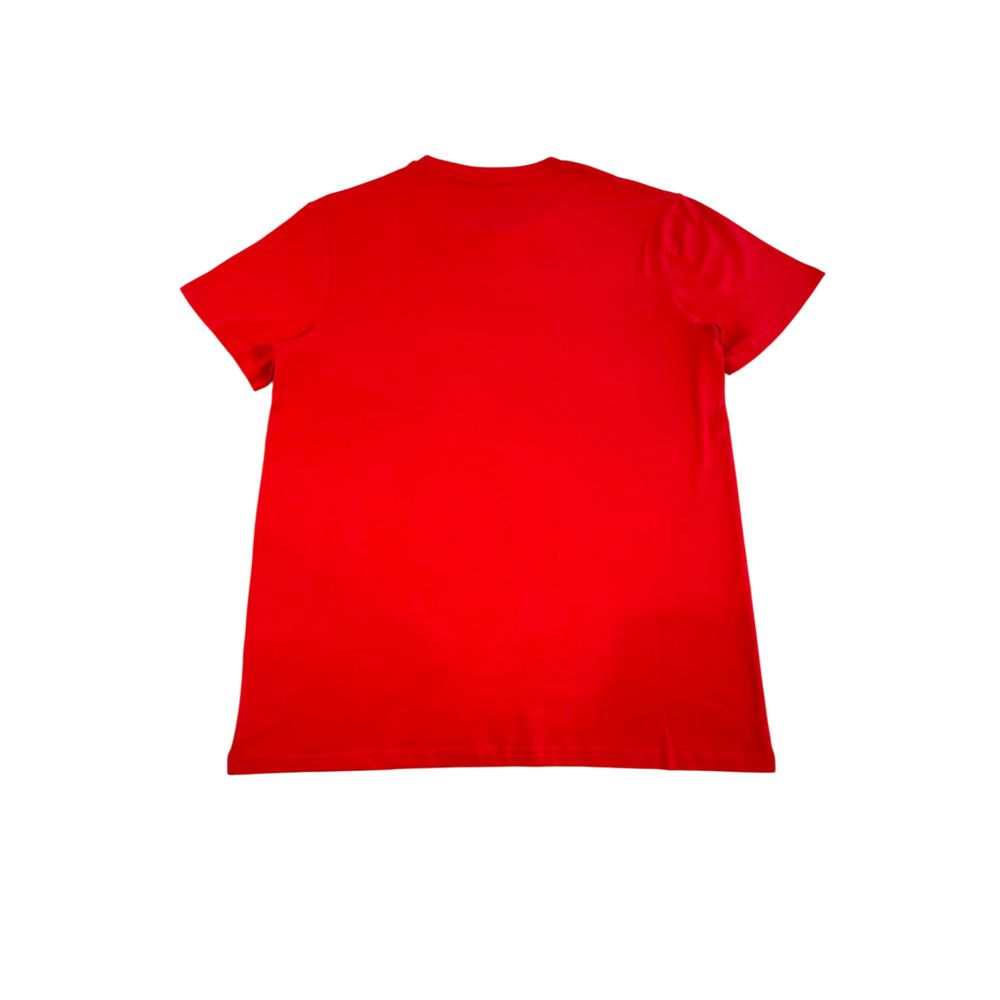 Iceberg Κόκκινο Βαμβακερό T-Shirt