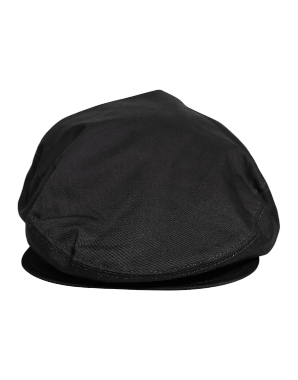 Dolce & Gabbana Cotton Newsboy Cap in Black