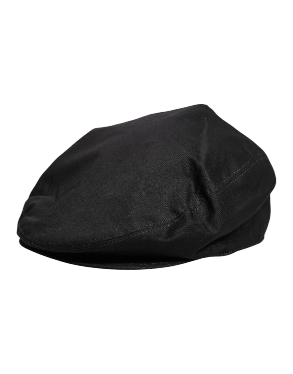 Dolce & Gabbana Cotton Newsboy Cap in Black