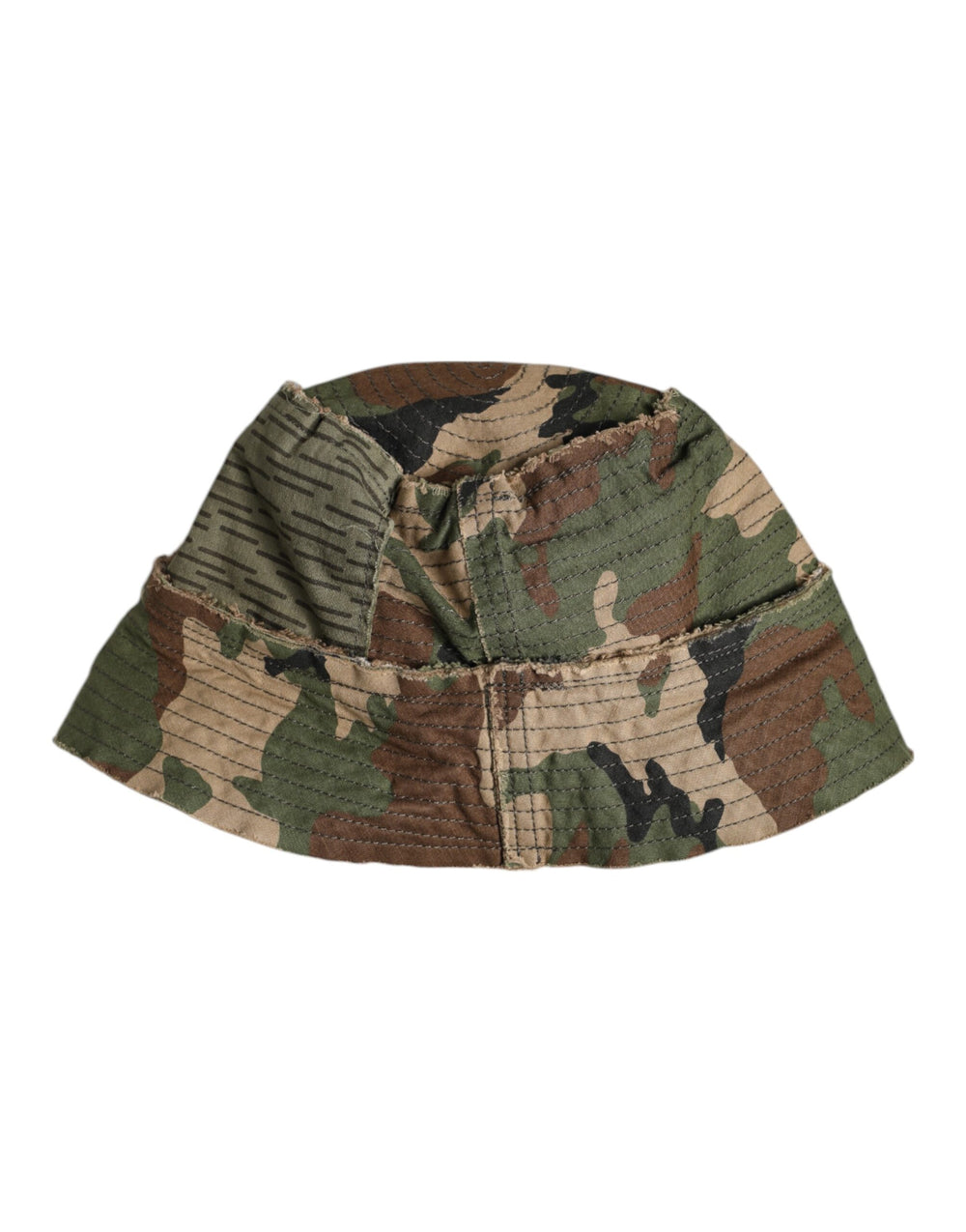 Dolce & Gabbana Multicolor Leopard Embellished Wide-Brim Bucket Hat