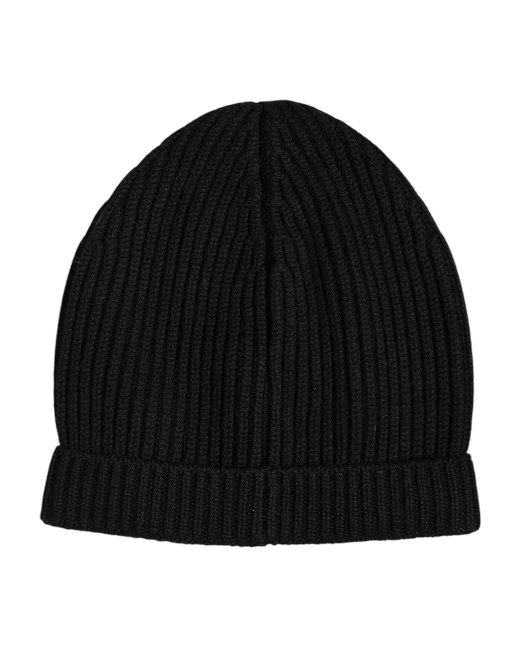 Dolce & Gabbana 100% Cashmere Beanie Hat in Black