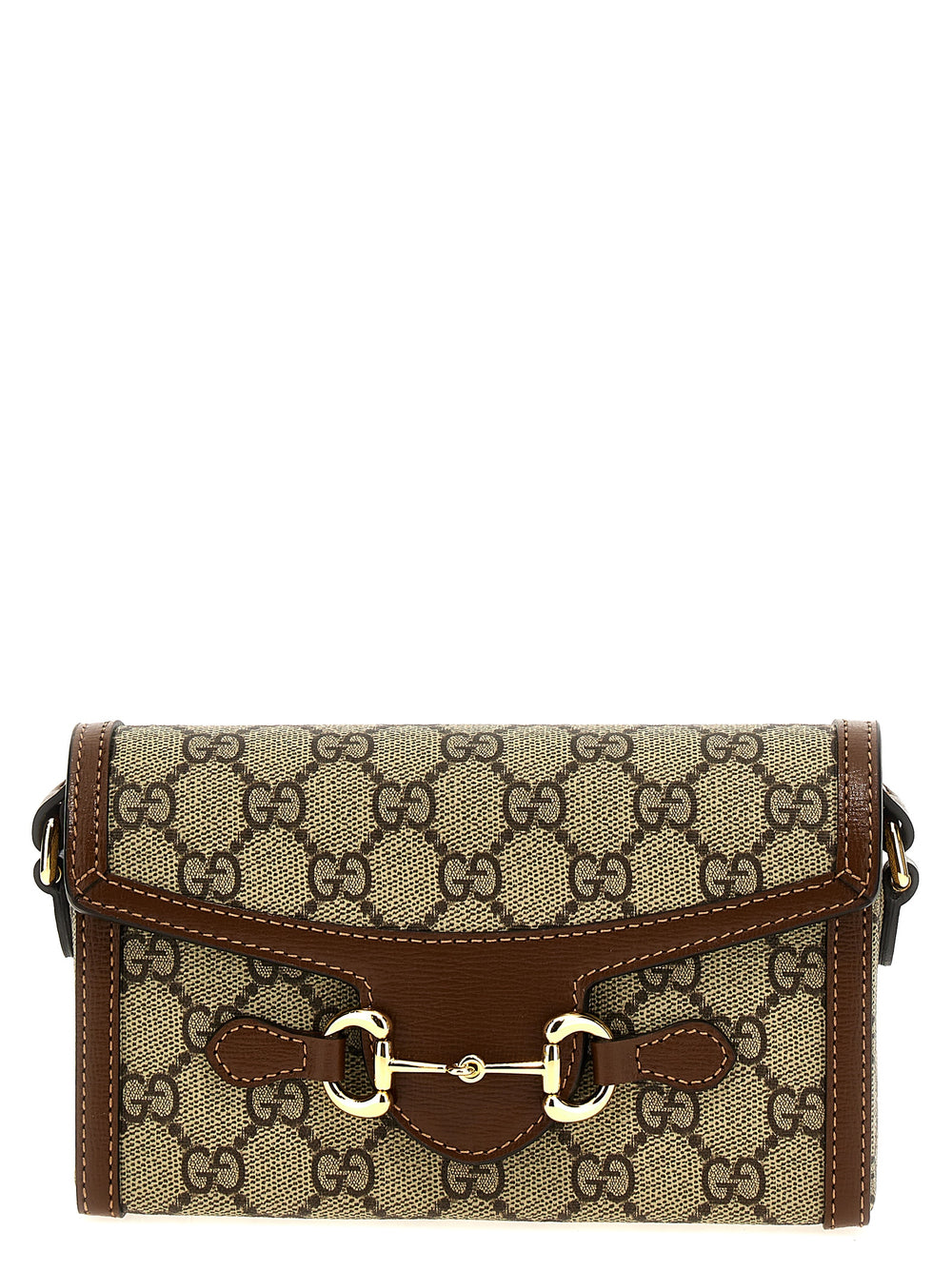 Gucci Horsebit 1955 Mini Crossbody Bag in Brown