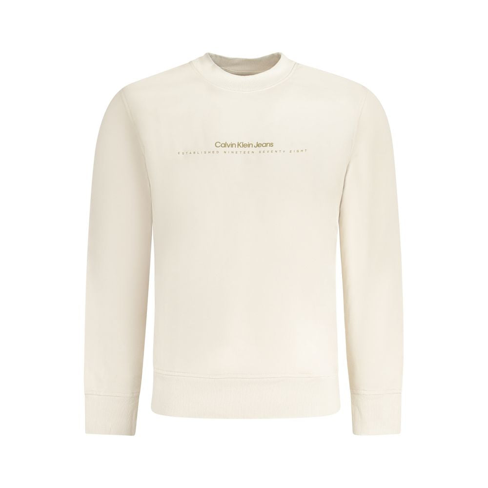 Beige Cotton Men's Sweatshirt mens luxury fashion - Mens Edit