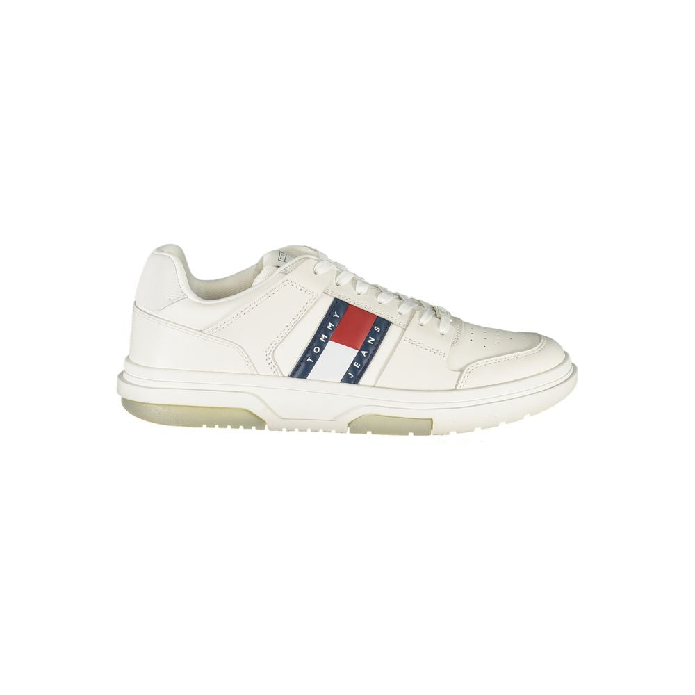 White Polyurethane Men Sneaker mens luxury fashion - Mens Edit
