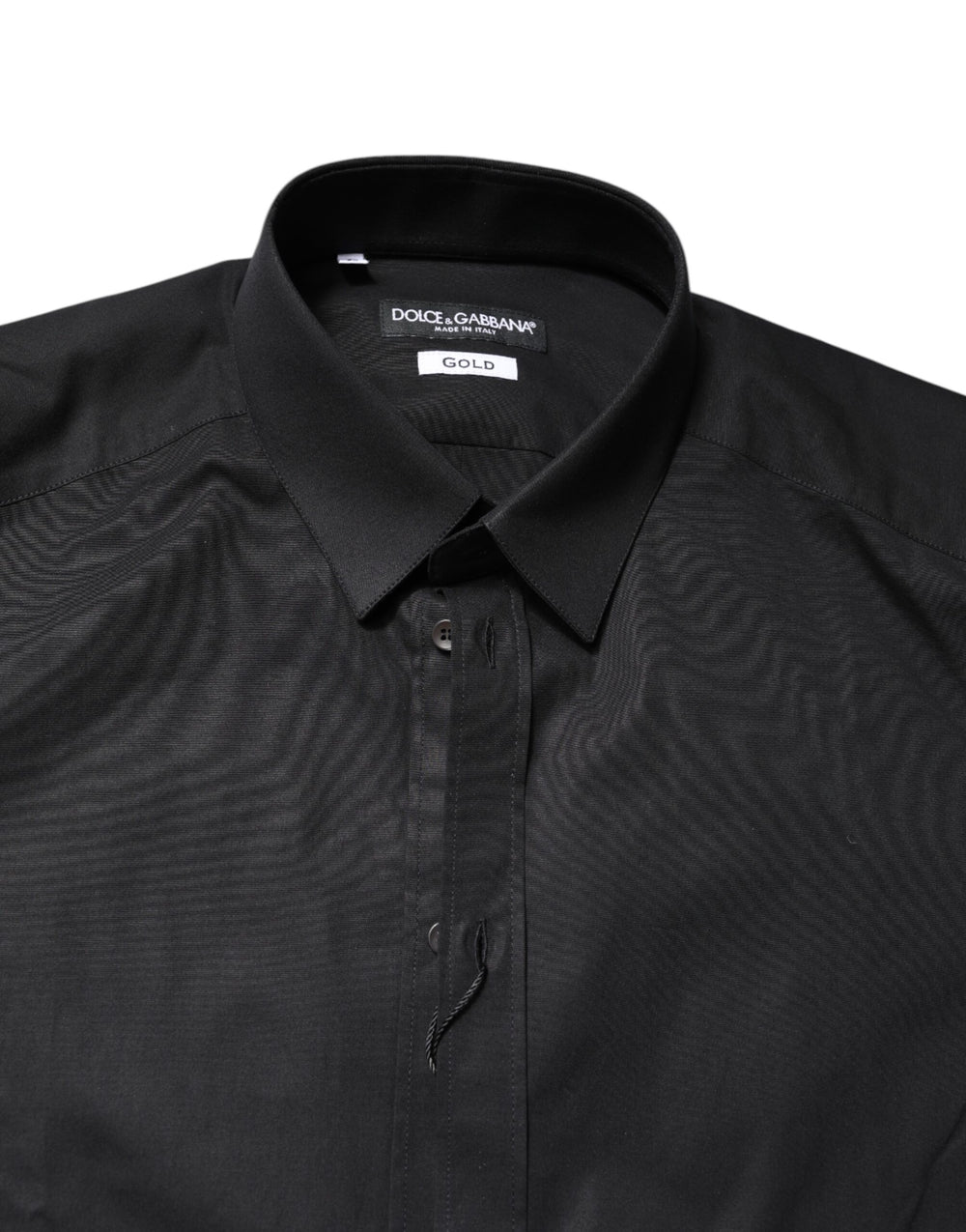 Dolce & Gabbana Cotton Dress Shirt in Black