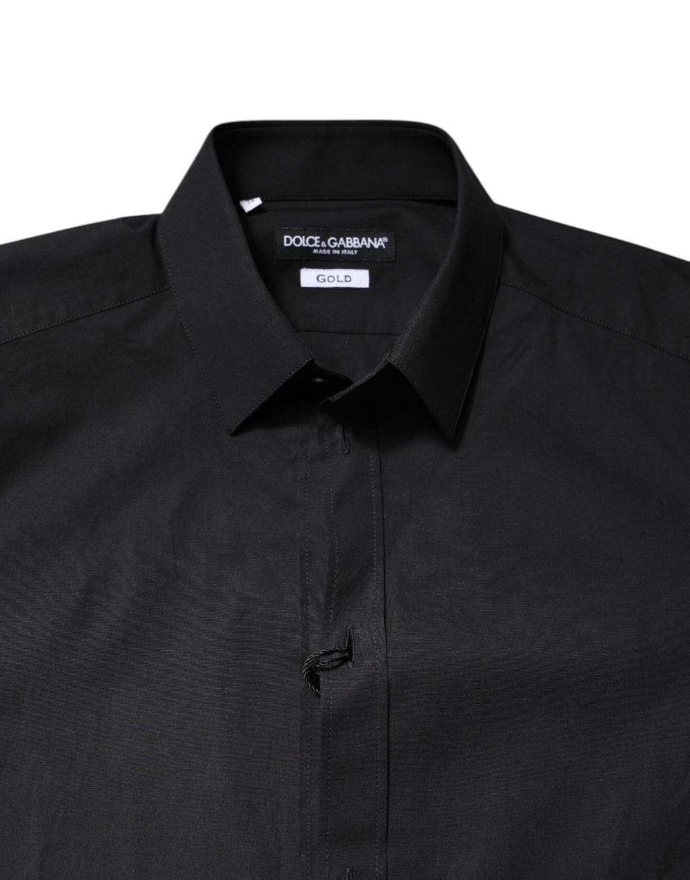 Dolce & Gabbana Cotton Dress Shirt in Black