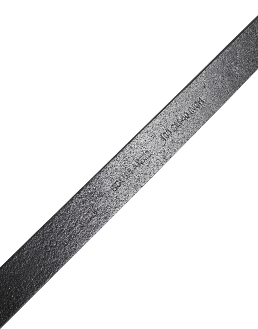 Dolce & Gabbana Calf Leather Belt in Black