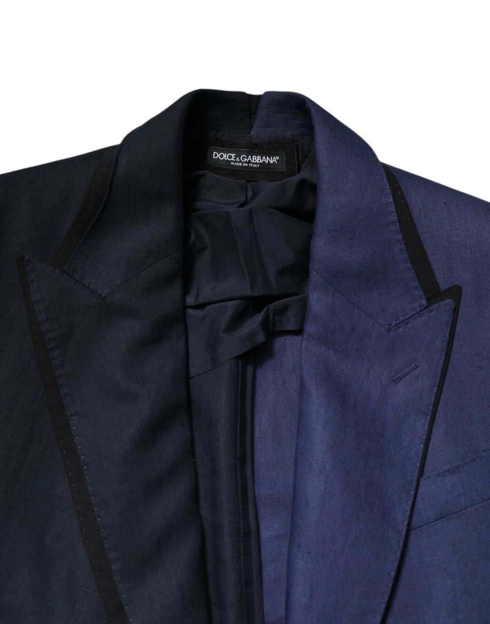 Dolce & Gabbana Double-Breasted Blazer in Navy Blue