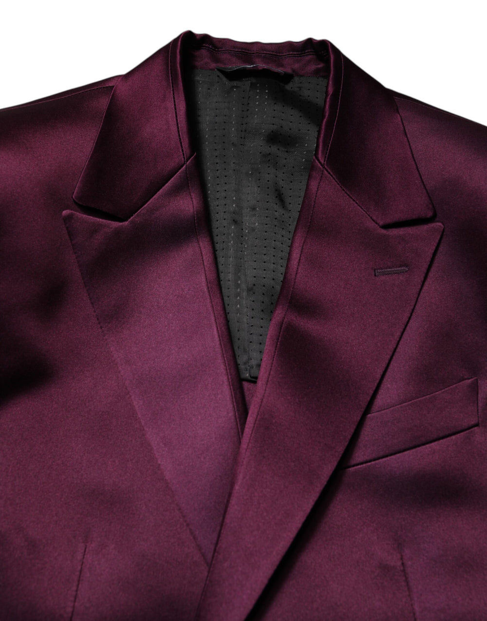 Dolce & Gabbana 100% Silk Three-Piece Suit in Dark Purple