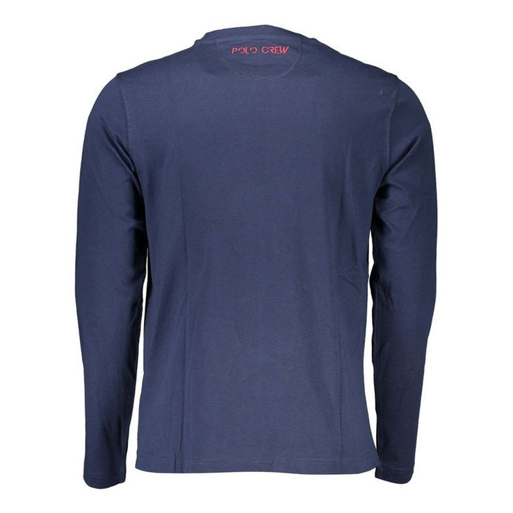 La Martina Cotton T-Shirt in Regal Blue