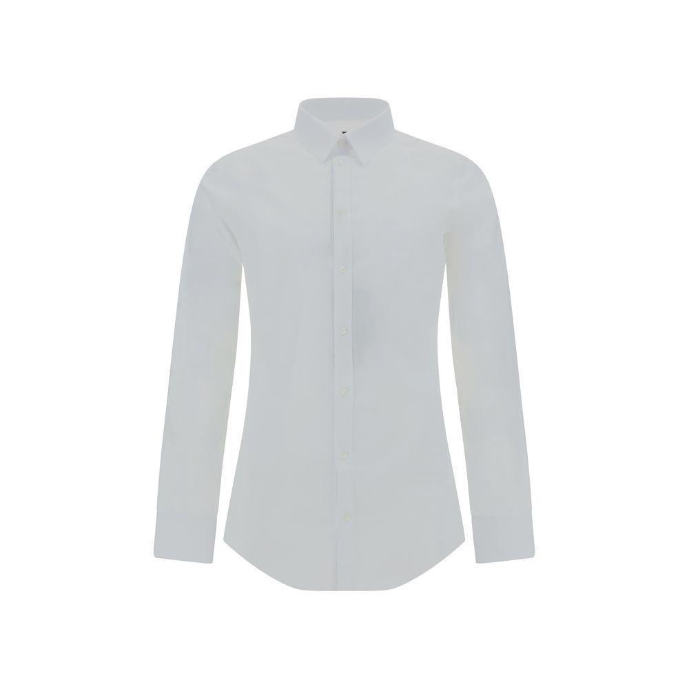 White Elastane Dress Shirt mens luxury fashion - Mens Edit