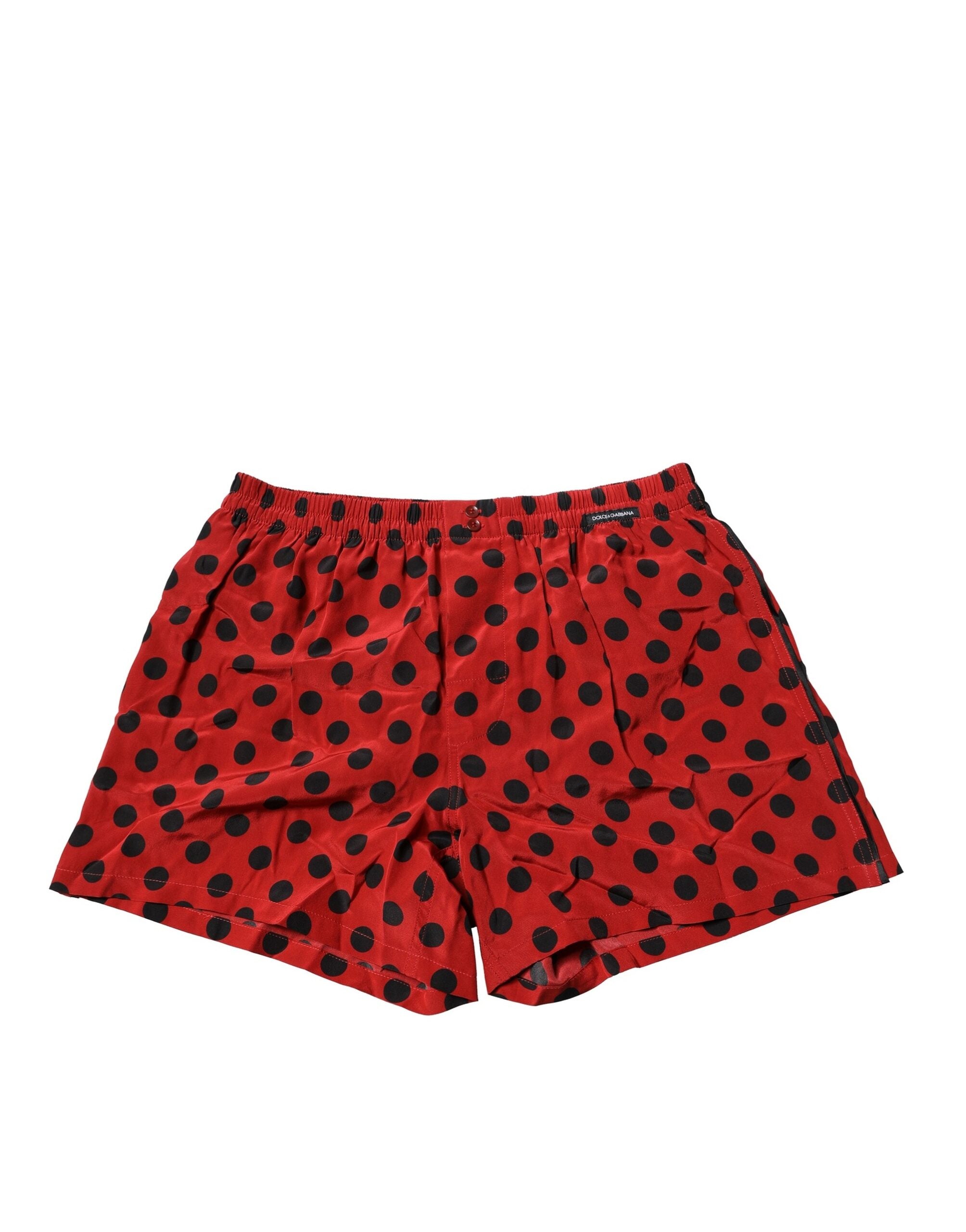 Dolce & Gabbana Boxer Shorts από 100% μετάξι σε Κόκκινο