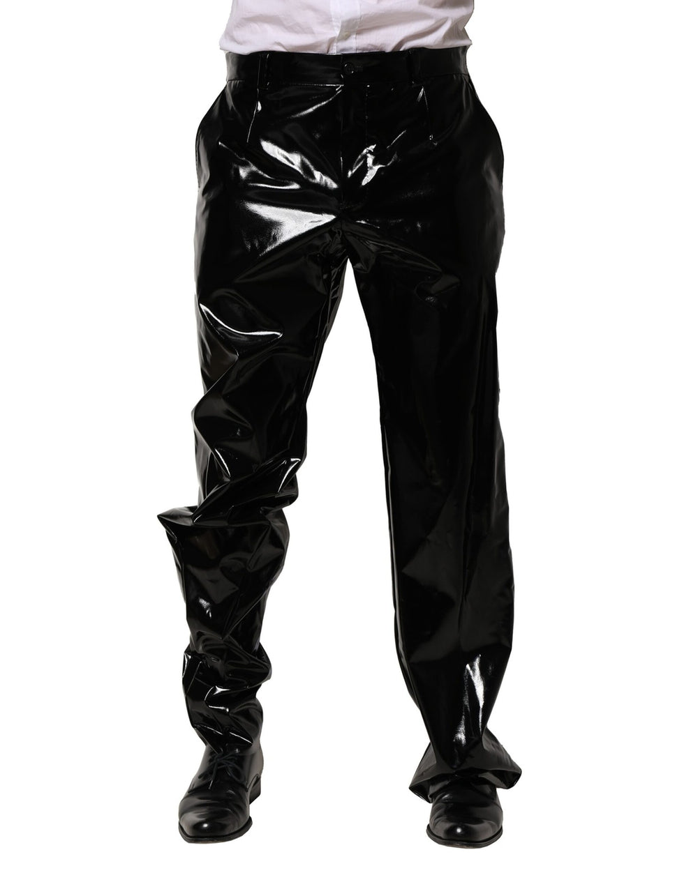 Black Nylon Straight Men Pants mens luxury fashion - Mens Edit