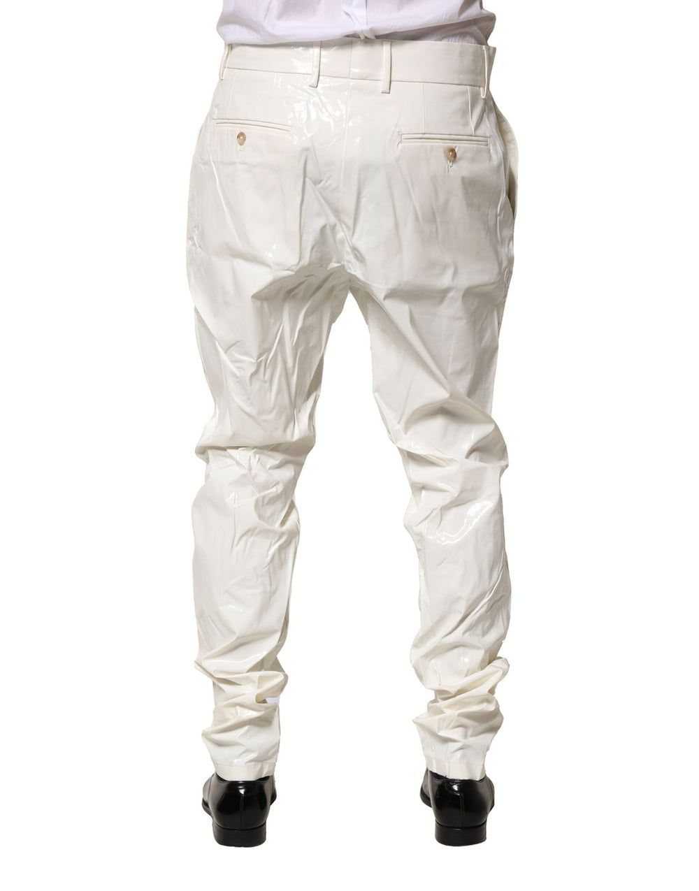Dolce & Gabbana Tapered Dress Trousers in White