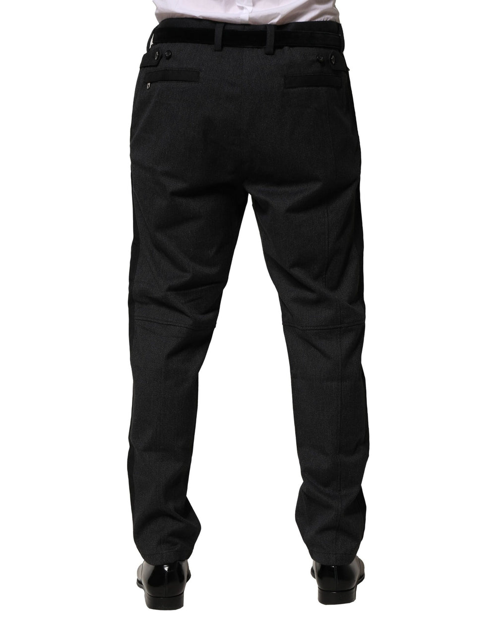 Dolce & Gabbana Slim Formal Trousers in Black