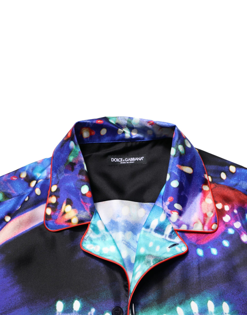 Dolce & Gabbana 100% Silk Casual Shirt in Multicolor