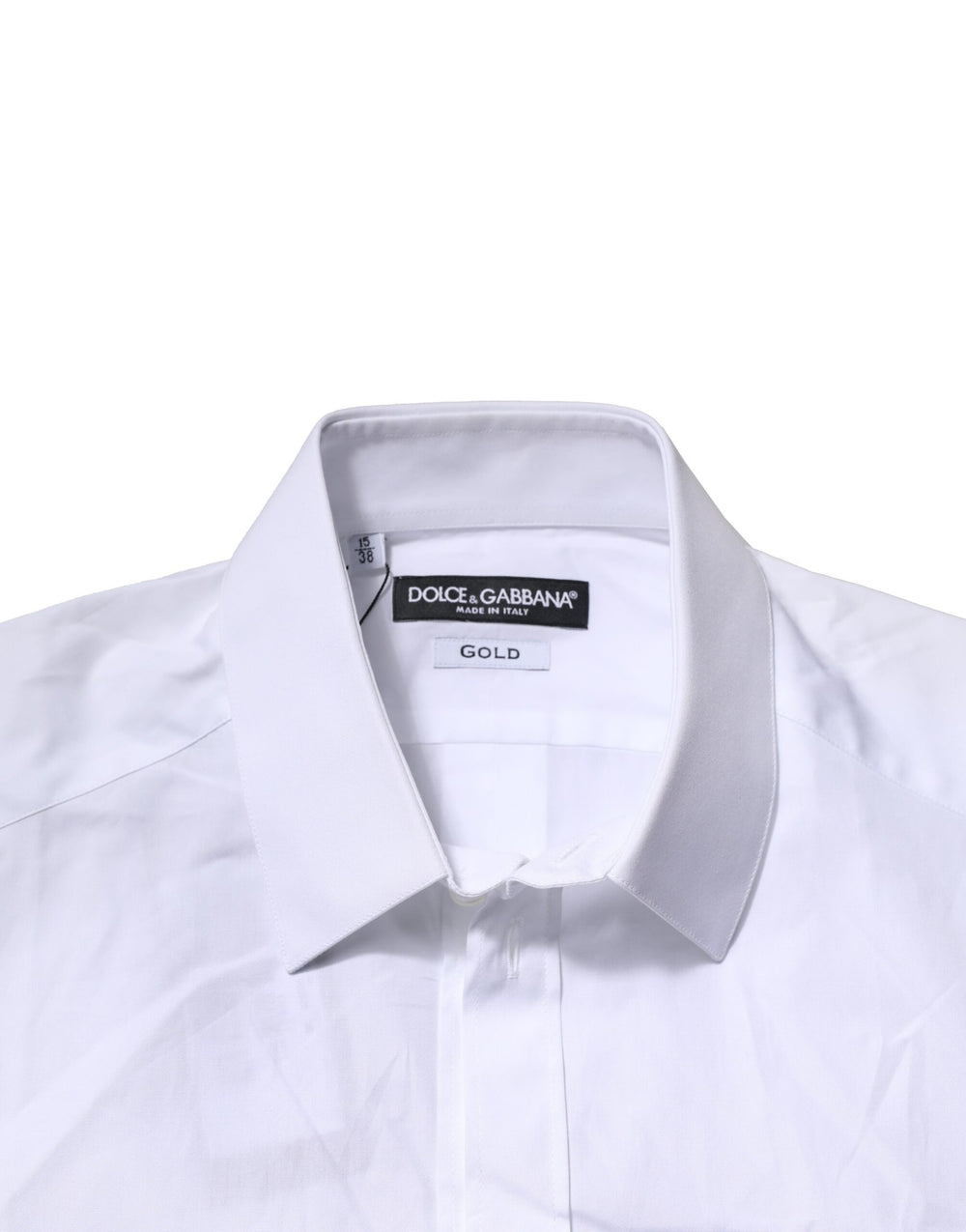 Dolce & Gabbana 100% Cotton Short-Sleeve Shirt in White