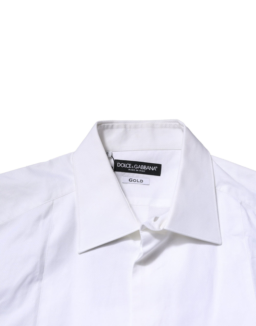 Dolce & Gabbana 100% Cotton Poplin Formal Shirt in White