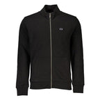 La Martina Black Cotton Men's Sweatshirt - Designer Fashion | Mens Edit