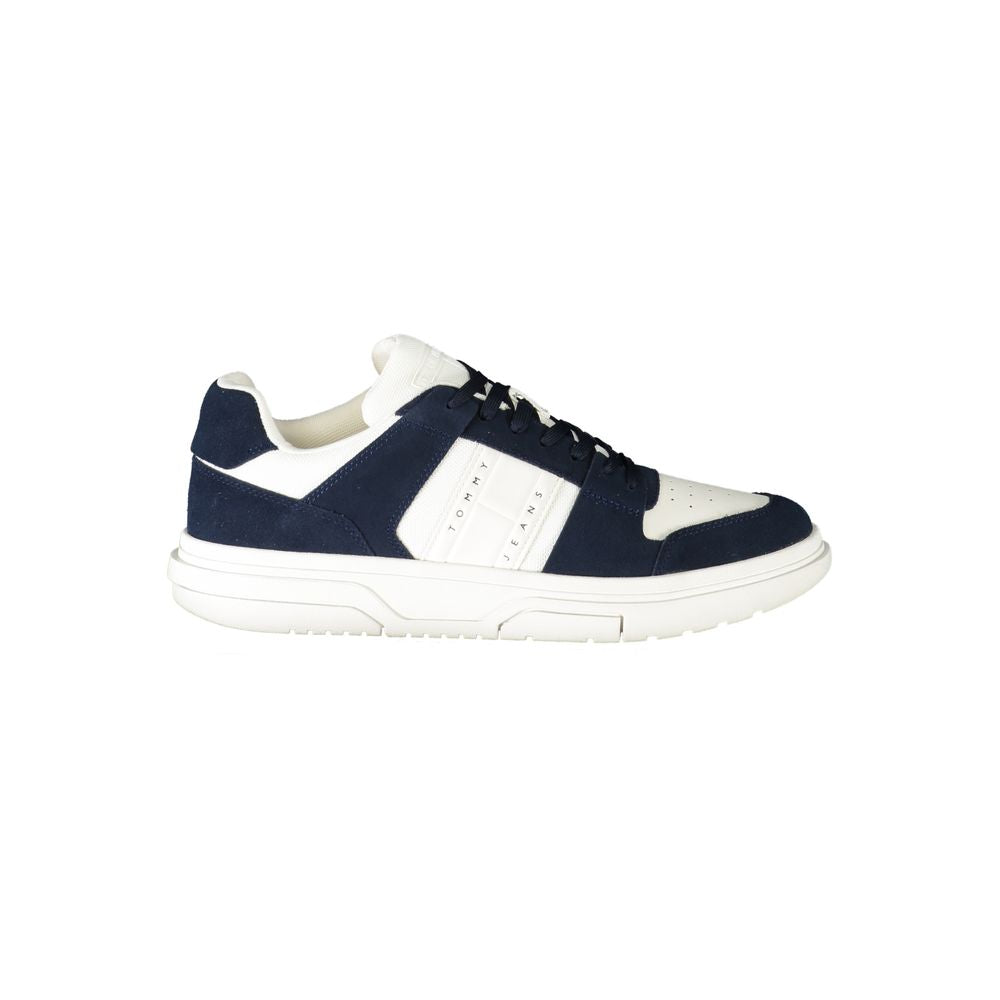 Blue Polyurethane Men Sneaker mens luxury fashion - Mens Edit