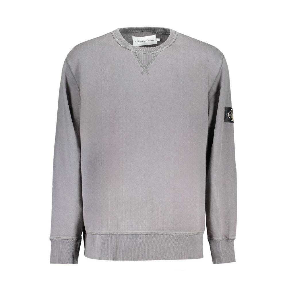 Gray Cotton Men Sweater mens luxury fashion - Mens Edit