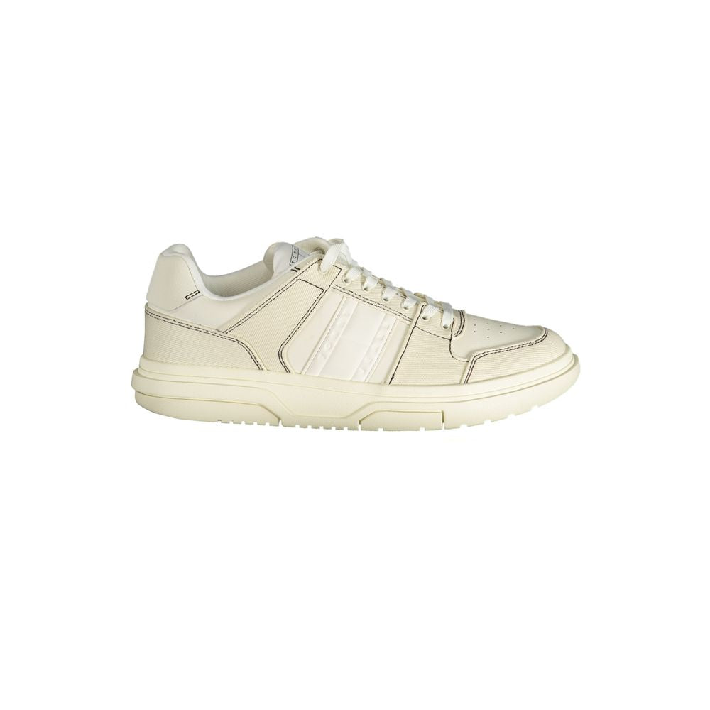 White Polyurethane Men Sneaker mens luxury fashion - Mens Edit