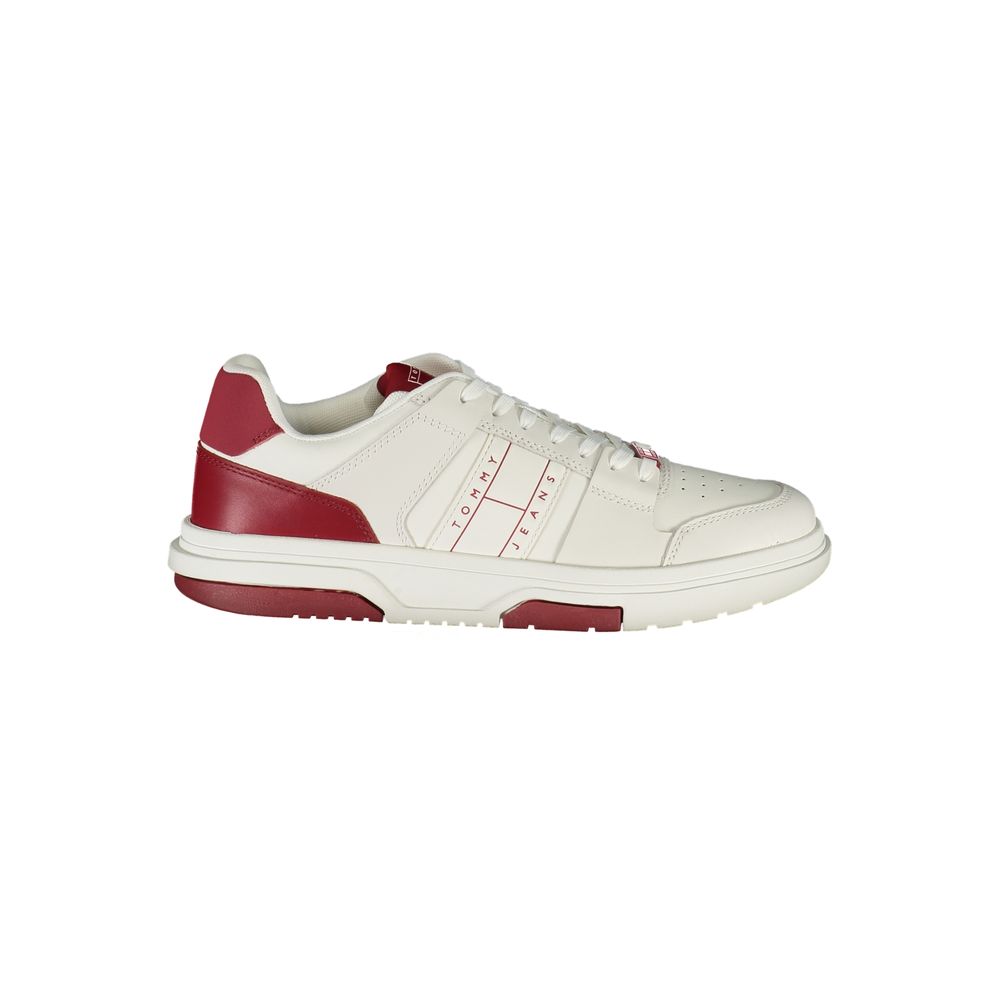 Red Polyurethane Men's Sneaker mens luxury fashion - Mens Edit