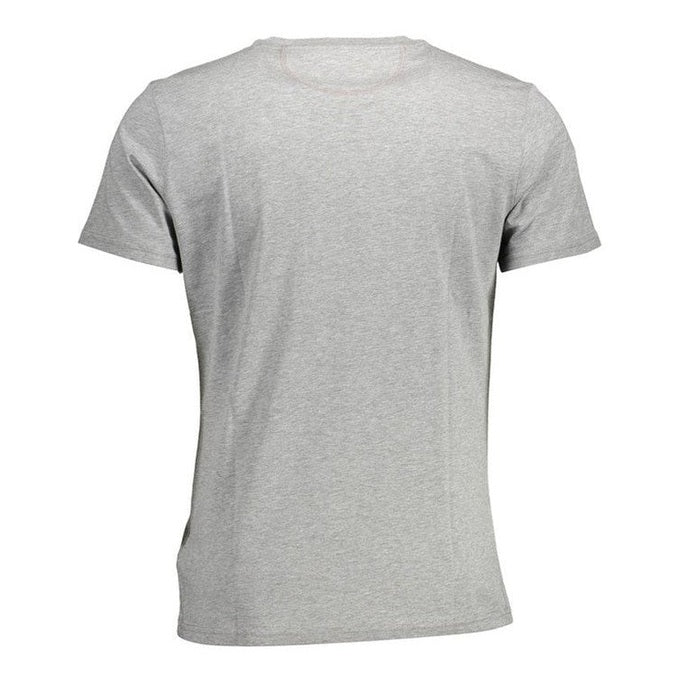La Martina Grey Cotton T-Shirt