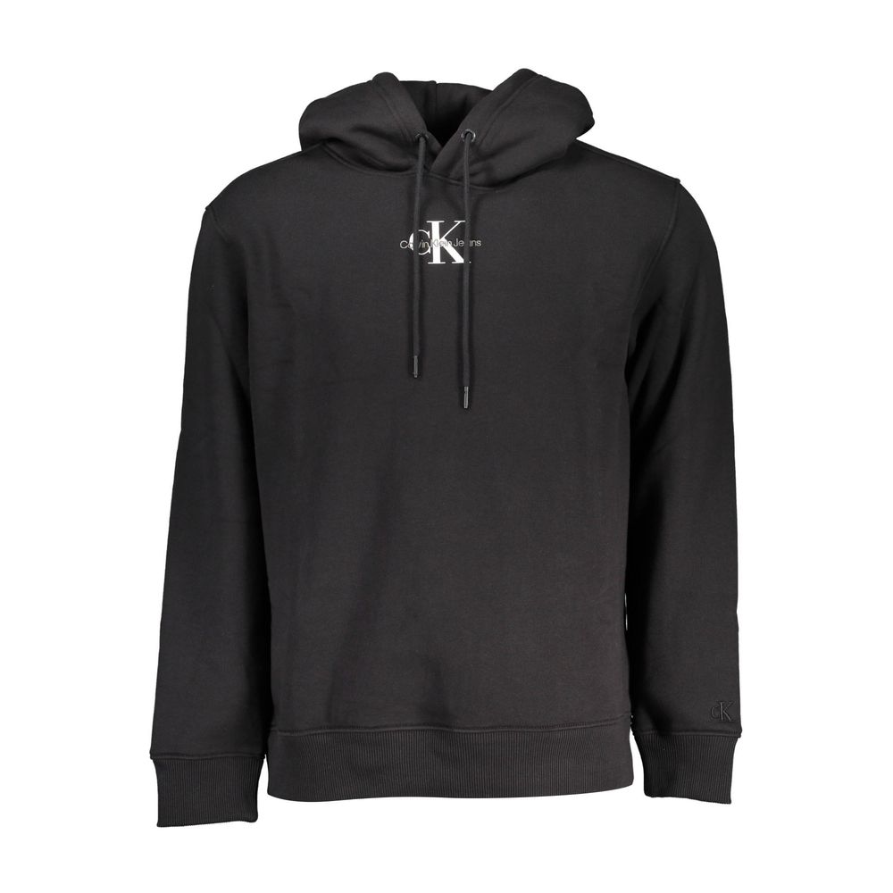 Black Cotton Men's Sweater Hoodie mens luxury fashion - Mens Edit