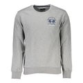 La Martina Grey Cotton Men's Relaxed Fit Sweatshirt - Designer | Mens Edit