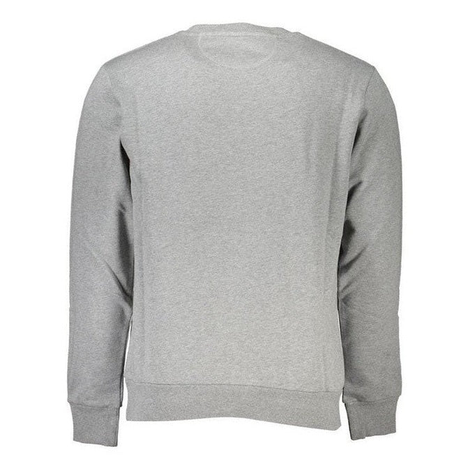 La Martina Cotton Crew Neck Sweatshirt in Grey