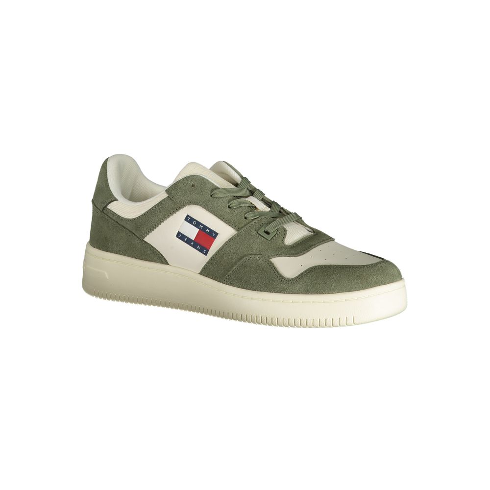 Tommy Hilfiger Πράσινο Δερμάτινο Sneaker