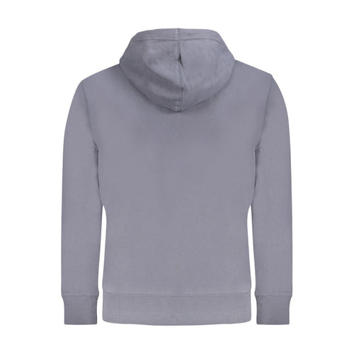 Calvin Klein Μπλε Βαμβακερό Φούτερ με Κουκούλα