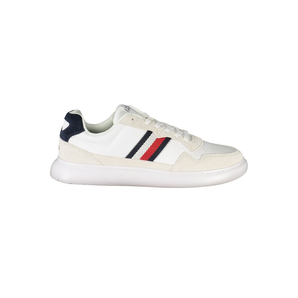 White Polyurethane Men Sneaker mens luxury fashion - Mens Edit