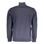La Martina Blue Cotton Sweatshirt