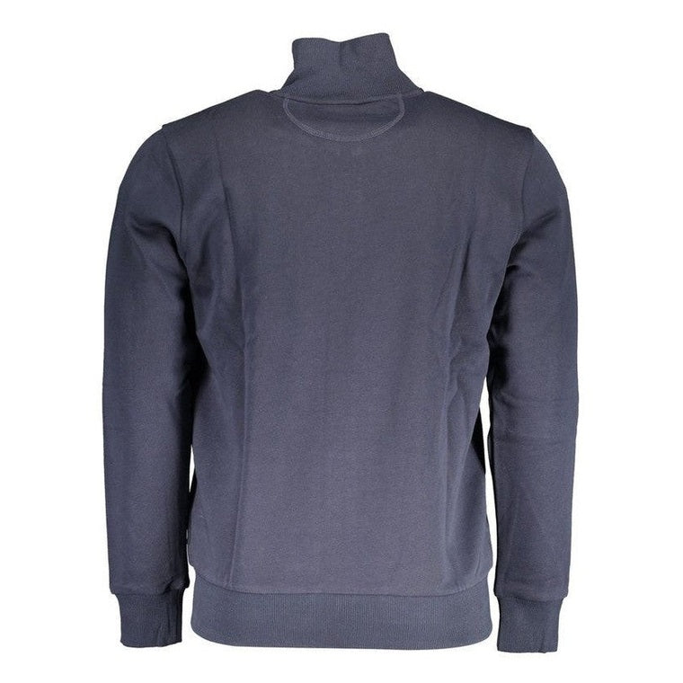 La Martina Blue Cotton Sweatshirt