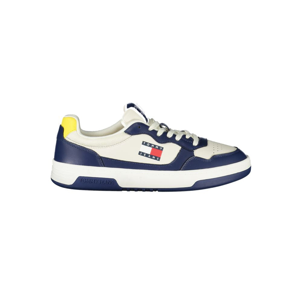 Blue Polyurethane Men Sneaker mens luxury fashion - Mens Edit