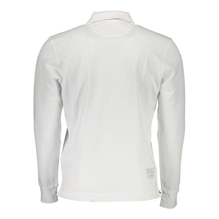 La Martina Long Sleeve Polo Shirt in White
