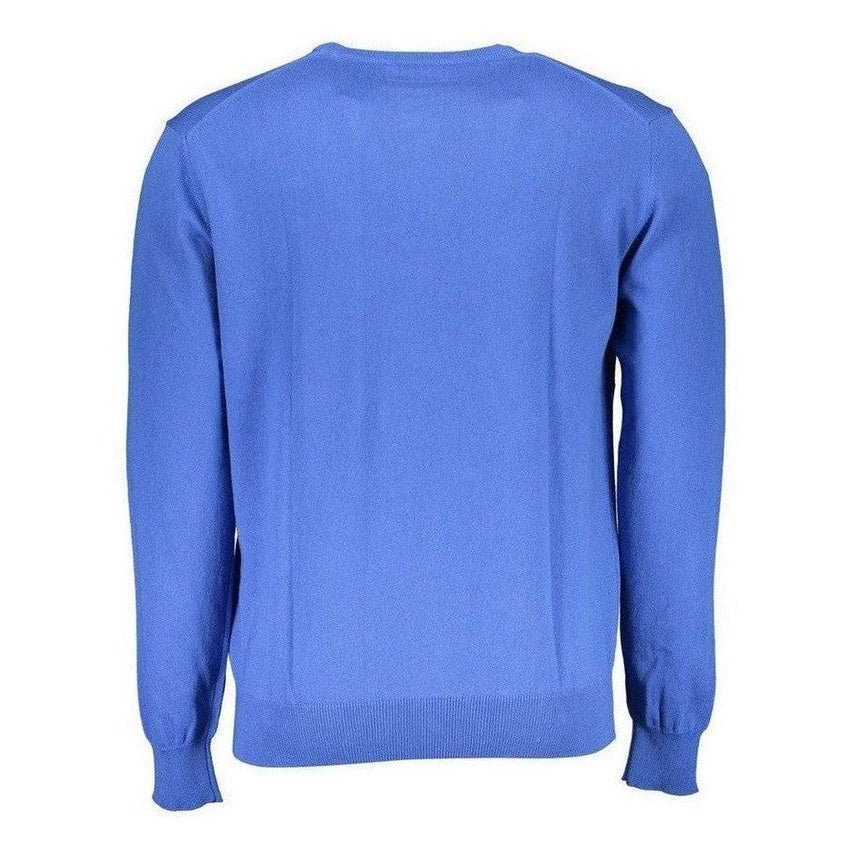 La Martina Cotton Knitwear Shirt in Blue