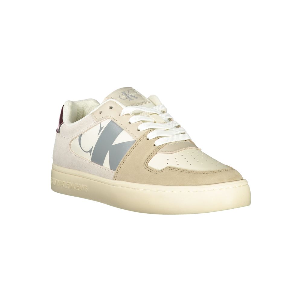 Calvin Klein Beige Polyurethane Sneaker