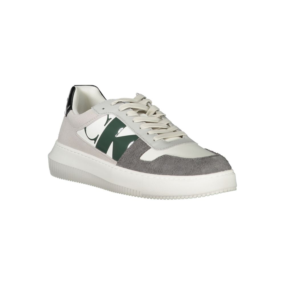 Calvin Klein White Polyethylene Sneaker