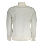 La Martina Cotton Zip Sweatshirt in White