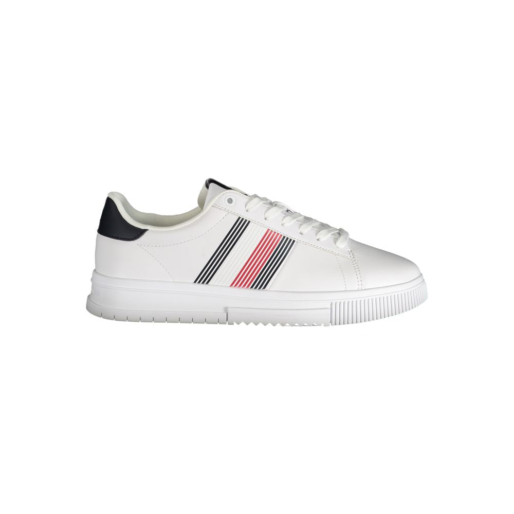 White Polyurethane Men Sneaker mens luxury fashion - Mens Edit